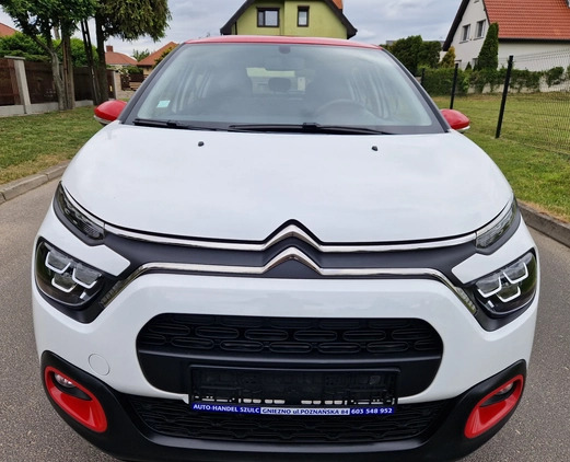 Citroen C3 cena 51900 przebieg: 58000, rok produkcji 2021 z Gniezno małe 497